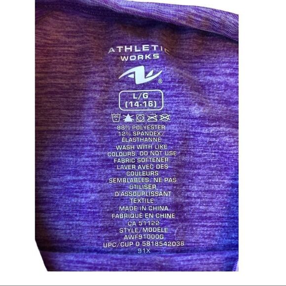 𝅺ATHLETIC Works Youth Long Sleeve T-Shirt NWOT - Picture 3 of 8